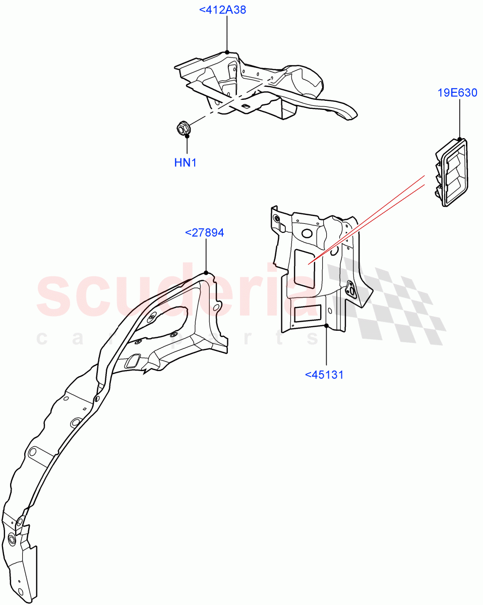 Side Panels - Outer(Cut Panels)(3 Door,Halewood (UK),5 Door) of Land Rover Land Rover Range Rover Evoque (2012-2018) [2.0 Turbo Petrol AJ200P]