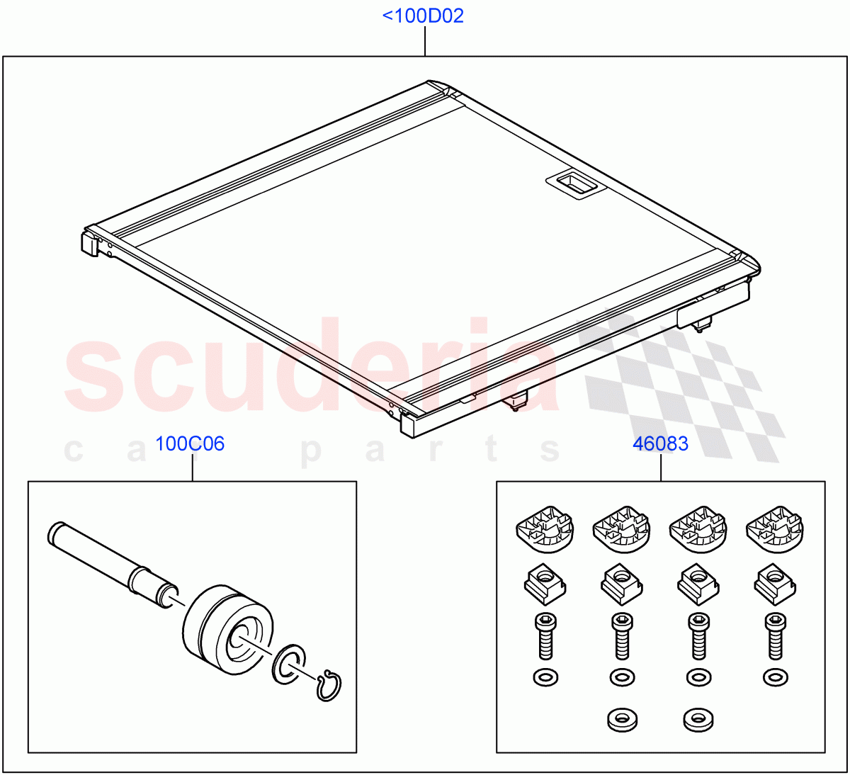 Interior Dress Up(Luggage Compartment, Accessory)((V)FROMAA000001) of Land Rover Land Rover Discovery 4 (2010-2016) [2.7 Diesel V6]