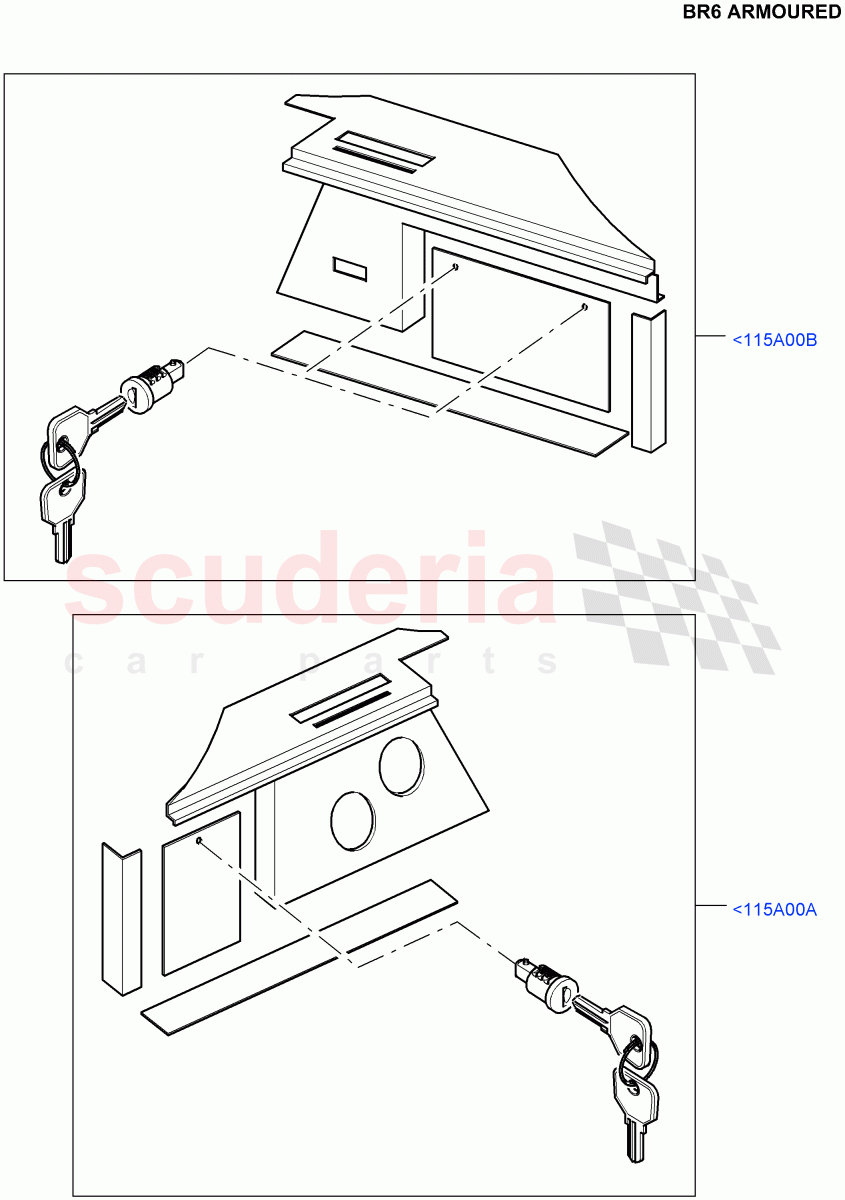 Side Trim (Luggage Compartment) (With B6 Level Armouring) ((V) FROMAA000001) of Land Rover Land Rover Range Rover (2010-2012) [4.4 DOHC Diesel V8 DITC]
