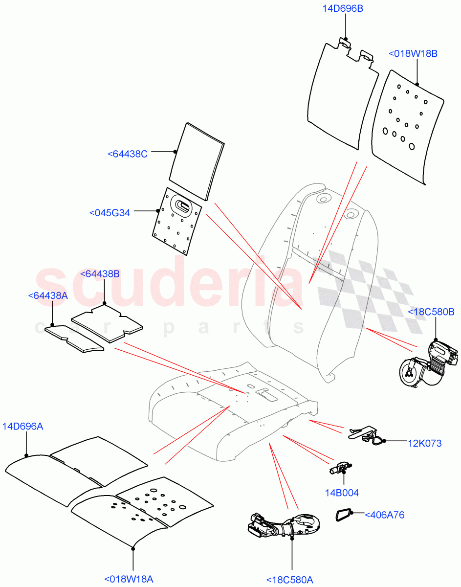 Front Seat Pads/Valances & Heating(Heating) of Land Rover Land Rover Range Rover Velar (2017+) [2.0 Turbo Petrol AJ200P]