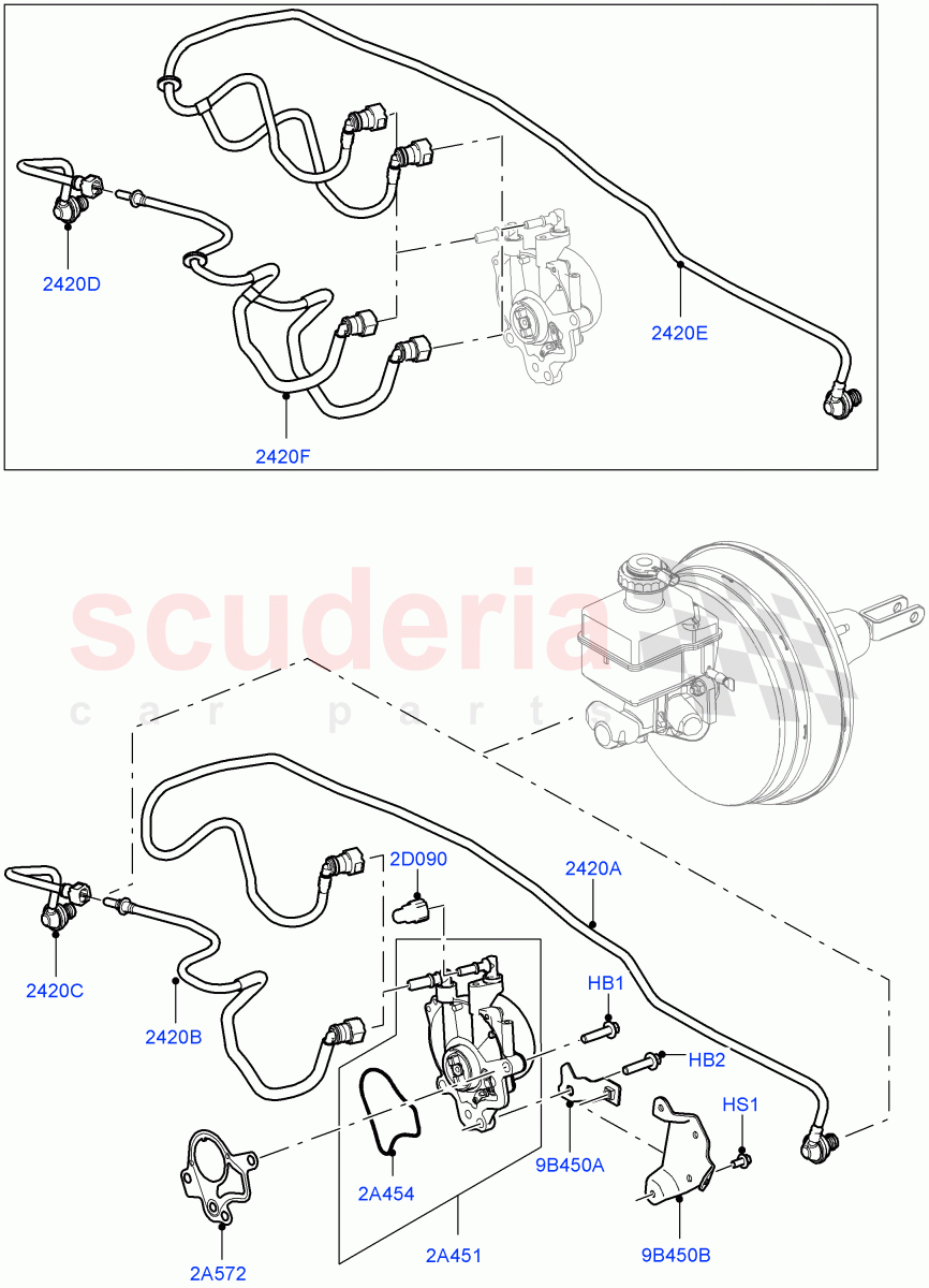 Vacuum Control And Air Injection(Lion Diesel 2.7 V6 (140KW))((V)TO9A999999) of Land Rover Land Rover Range Rover Sport (2005-2009) [2.7 Diesel V6]