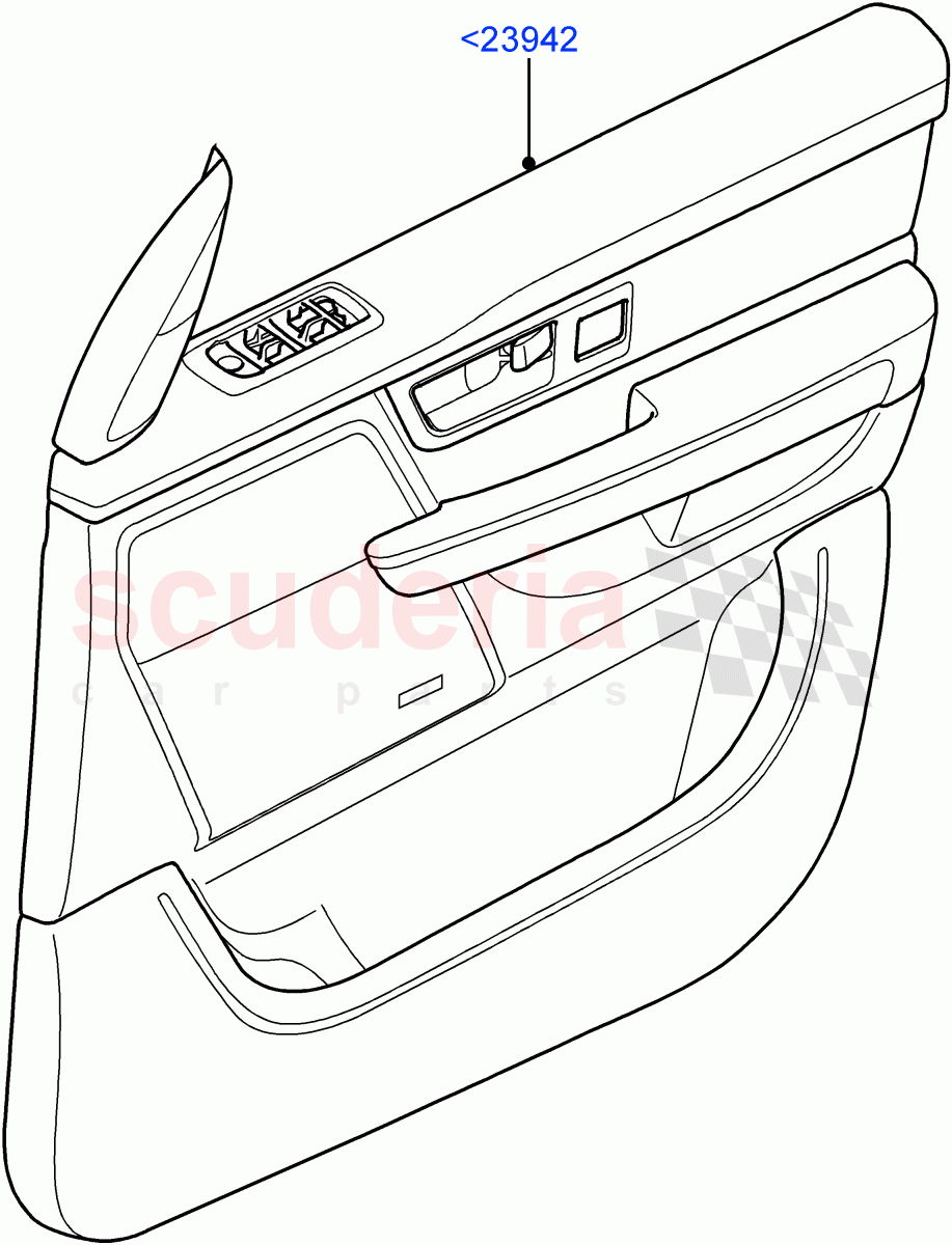 Front Door Trim Panels((V)FROMAA000001) of Land Rover Land Rover Range Rover Sport (2010-2013) [5.0 OHC SGDI SC V8 Petrol]