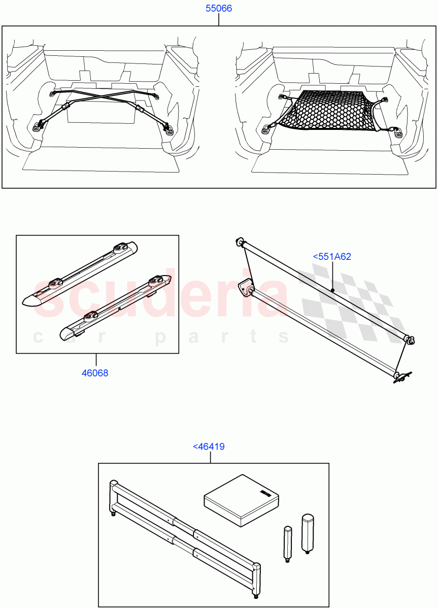 Accessory Stowage Kits(Accessory)((V)FROMAA000001) of Land Rover Land Rover Range Rover Sport (2010-2013) [5.0 OHC SGDI SC V8 Petrol]