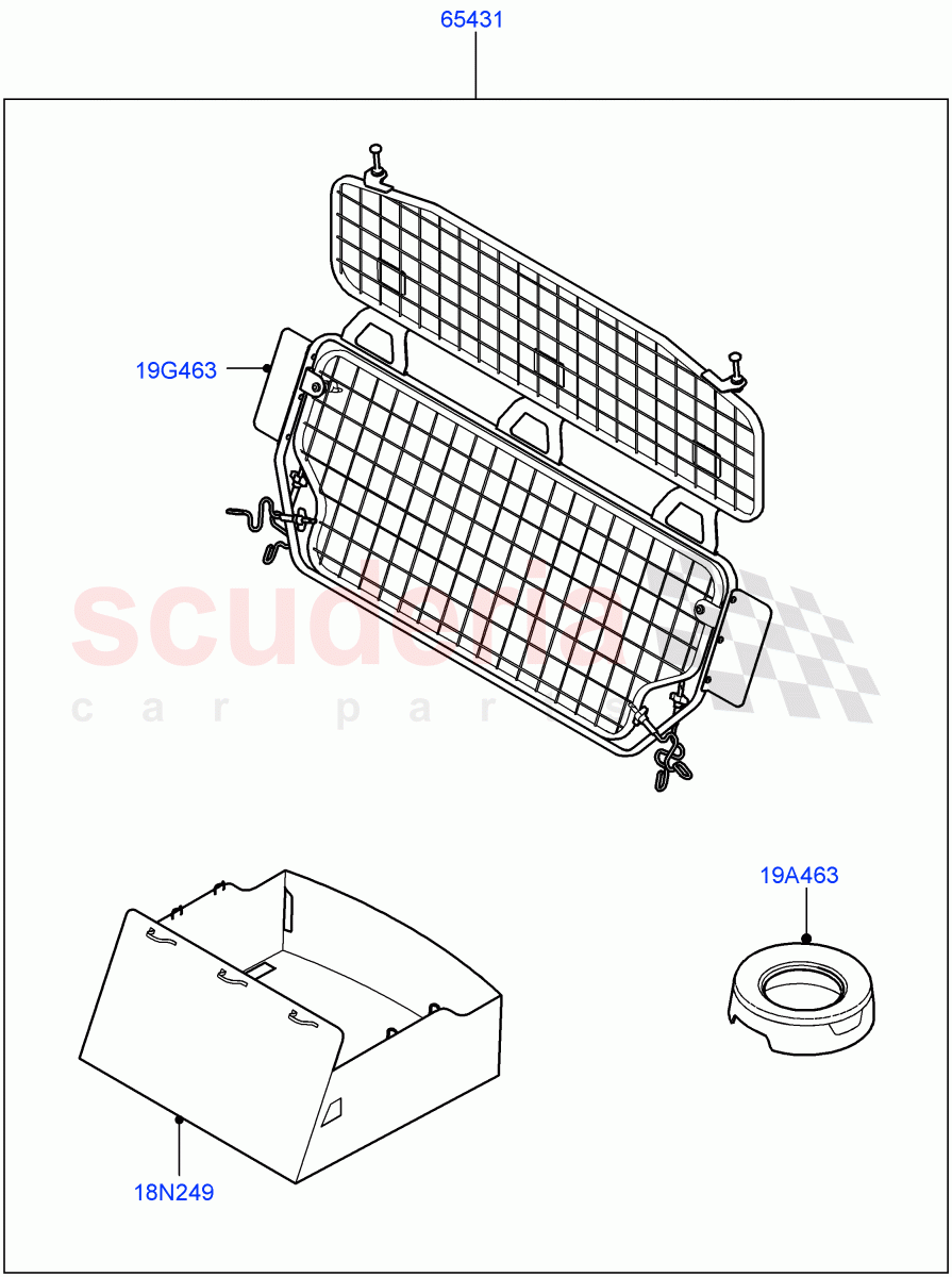 Accessory Pack (Pet Loadspace Protection Pack) of Land Rover Land Rover Range Rover (2022+) [4.4 V8 Turbo Petrol NC10]