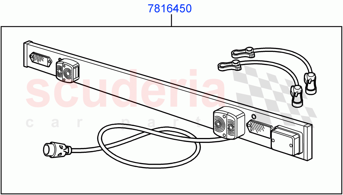 Towing Electrics(Lighting Board, Accessory) of Land Rover Land Rover Range Rover (2012-2021) [2.0 Turbo Petrol AJ200P]