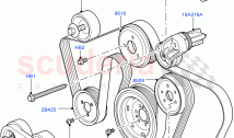 풀리 및 구동 벨트(라이온 디젤 2.7 V6(140KW), 롤 안정성 제어장치 포함) ((V)...