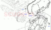타이밍 기어 커버(2.0L I4 HIGH DOHC AJ200 가솔린, 2.0L I4 MID DOHC AJ200 가솔린, 2.0L...