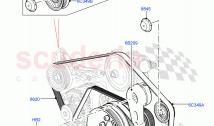 Pulleys And Drive Belts(Nitra Plant Build, Primary Drive)(5.0 Petrol AJ133 DOHC CD&hellip;