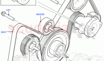 Pulleys And Drive Belts(2.0L I4 DSL HIGH DOHC AJ200, Halewood (UK), 2.0L I4 DSL MI&hellip;