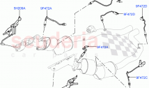 Exhaust Sensors And Modules(Solihull Plant Build)(3.0L DOHC GDI SC V6 PETROL, Beij&hellip;