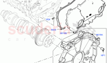 타이밍 기어 커버(2.0L I4 HIGH DOHC AJ200 가솔린, 창수(중국), 2.0L I4 MID DOHC AJ200...