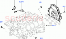 Cylinder Block And Plugs(4.4L DOHC DITC V8 Diesel)((V)FROMBA000001)