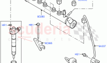 연료 인젝터 및 파이프(2.0L AJ21D4 디젤 미드, 할레우드(영국)) ((V) FROMMH000001)