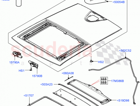 Photo of SHIELD SUNROOF RAIL…