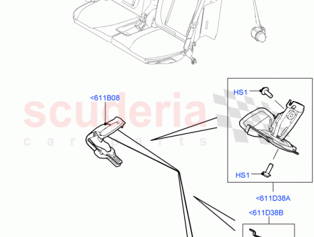 Photo of BRACKET SEAT BELT RETAINER…