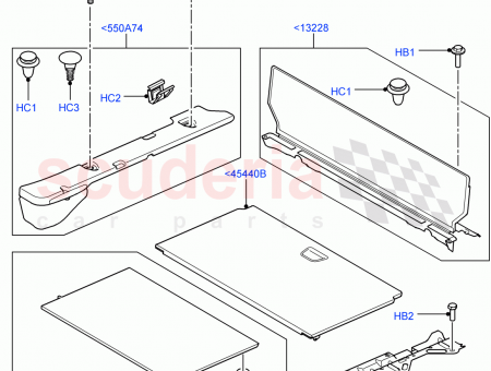 Photo of SUPPORT REAR PACKAGE TRAY TRIM…