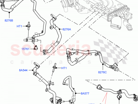 Photo of BRACKET COOLING HOSE…