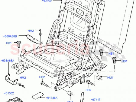 Photo of HANDLE SEAT BACK ADJUSTING…