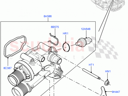 Photo of THERMOSTAT AND HOUSING…