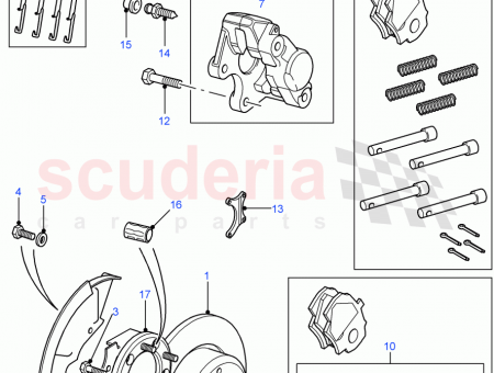 Photo of KIT CALIPER BRAKE PAD MTG PARTS…