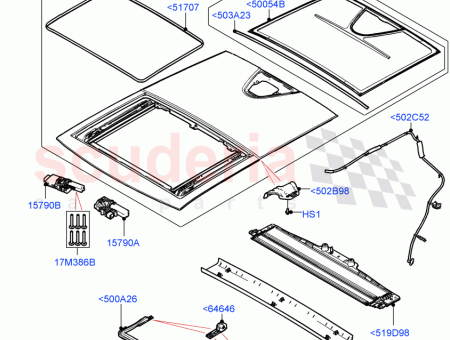 Photo of SHIELD SUNROOF RAIL…