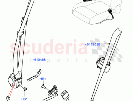 Photo of SEAT BELT AND RETRACTOR…