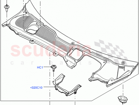 Photo of COVER BRAKE RESERVOIR COWL TOP…