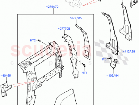 Photo of BRACKET BODYSIDE TRIM TO WHLHOUSE…