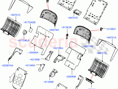 Photo of BEZEL SEAT BACK LOCKING MECHANISM…