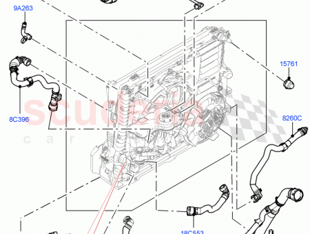 Photo of HOSE TURBOCHARGER TO INTERCOOLER…