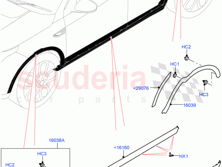 Photo of MOULDING FRONT WHEEL ARCH…