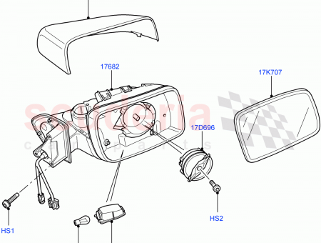 Photo of GLASS REAR VIEW OUTER MIRROR…