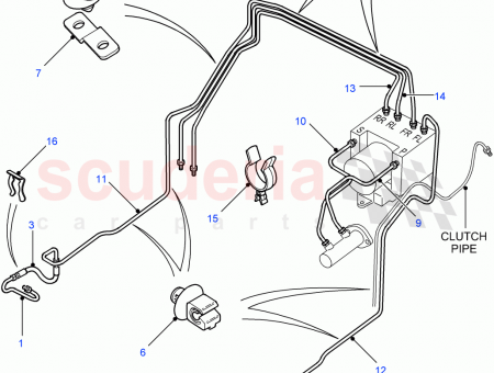 Photo of BRACKET BRAKE PIPE…