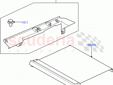 Photo of SUPPORT REAR PACKAGE TRAY TRIM…