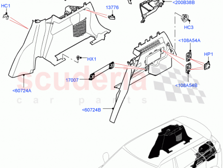 Photo of TRIM LOAD COMPARTMENT SIDE…