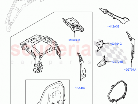 Photo of REINFORCEMENT REAR QUARTER PANEL…