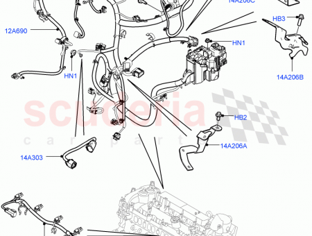 Photo of WIRING ENGINE COMPARTMENT…