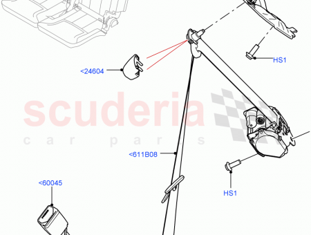 Photo of BRACKET SEAT BELT RETAINER…