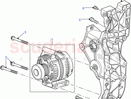 Photo of BRACKET ALTERNATOR…