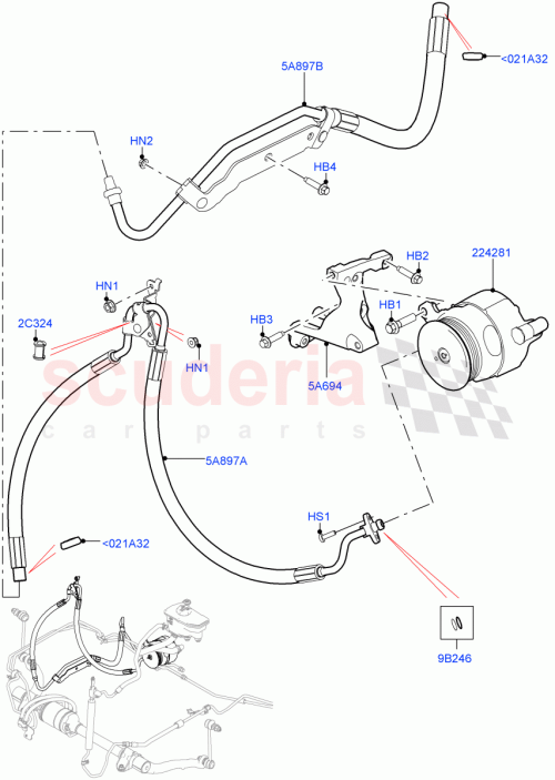 Part Diagram for Land Rover LR099119