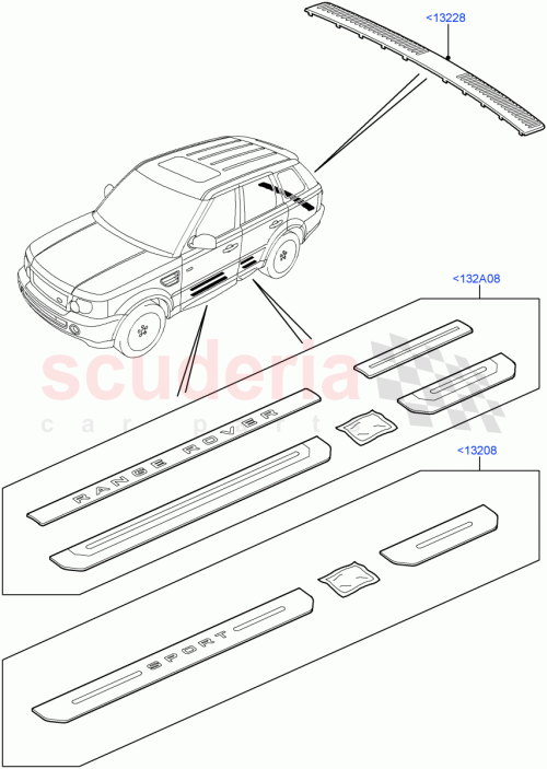 Part Diagram for Land Rover LR007321