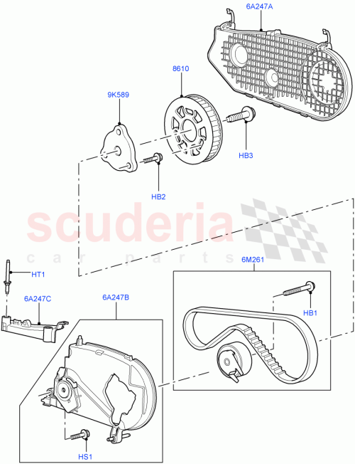 Part Diagram for Land Rover LR013444