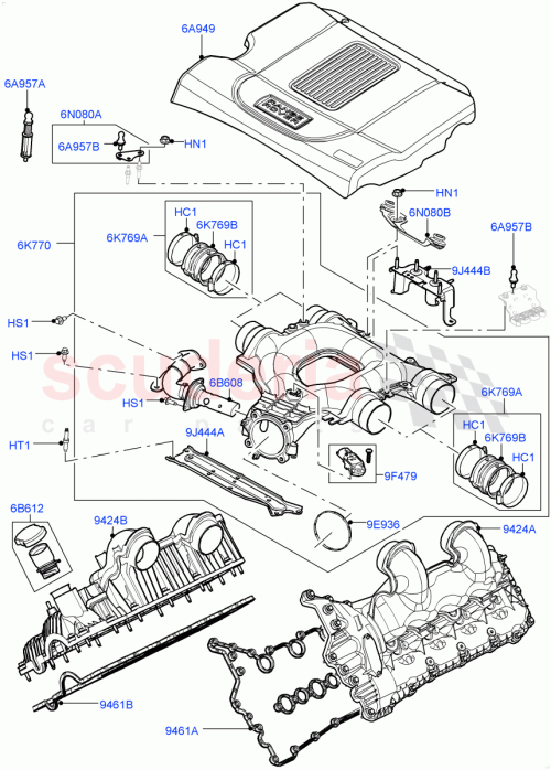Part Diagram for Land Rover LR022912