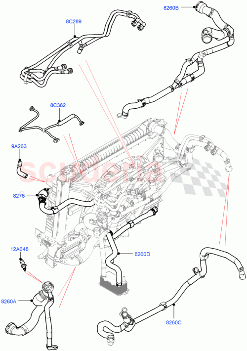 Part Diagram for Land Rover LR091637