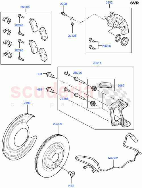 Part Diagram for Land Rover LR063291