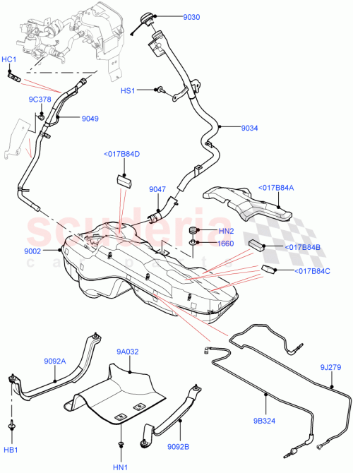 Part Diagram for Land Rover LR141265