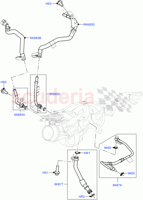 Part Diagram for Land Rover LR150103