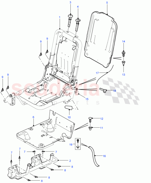 Part Diagram for Land Rover LR062679