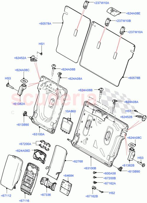 Part Diagram for Land Rover LR127980