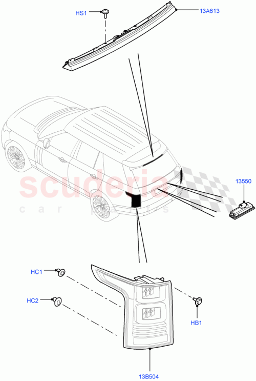 Part Diagram for Land Rover LR135425